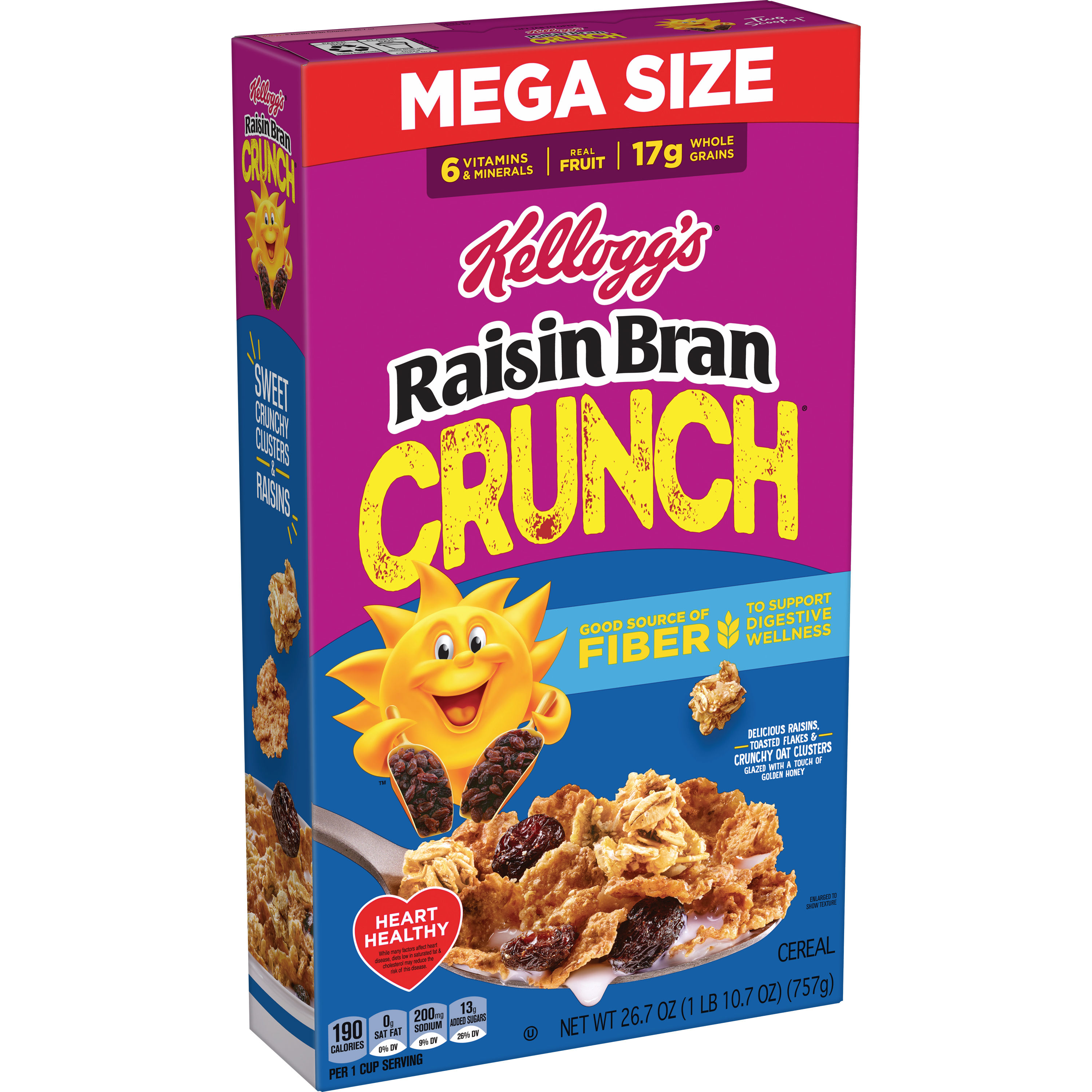 Kellogg's® Two Scoops® Raisin Bran Crunch Cereal