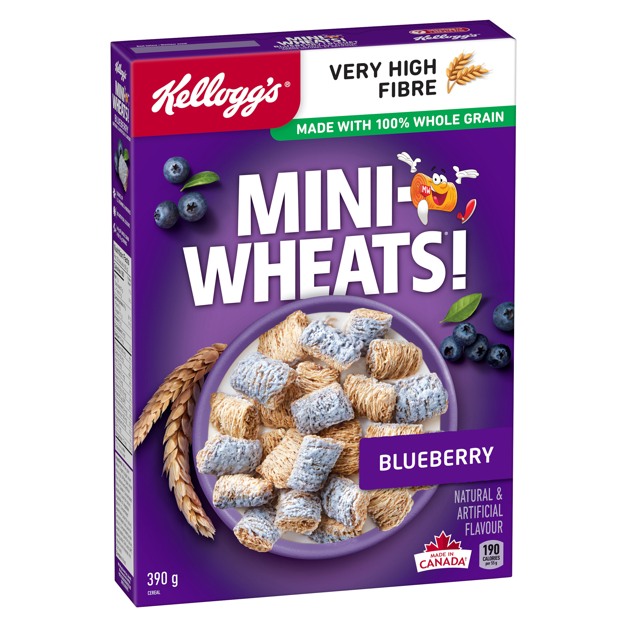 Mini-Wheats® Blueberry Flavour Cereal