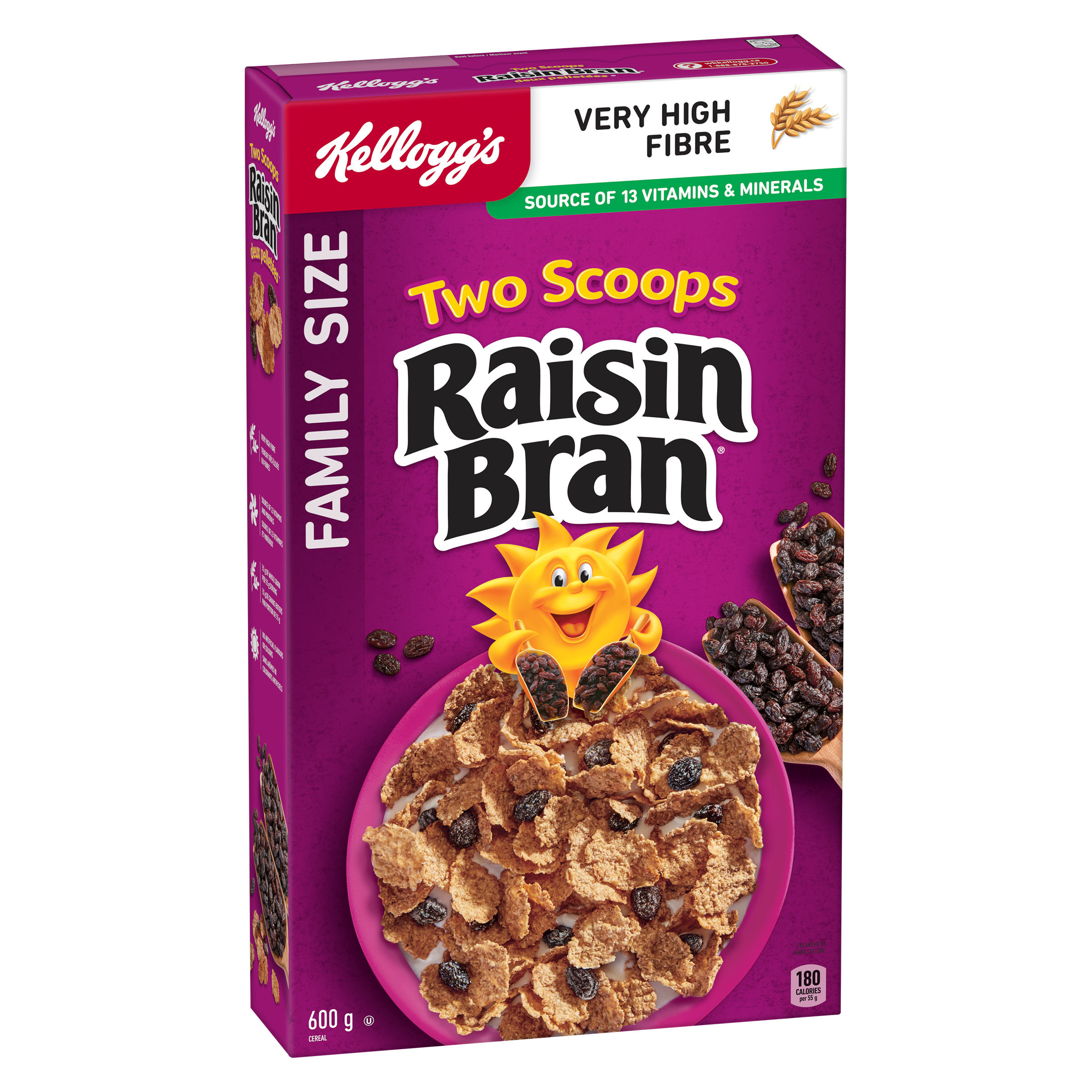 Kellogg’s Two Scoops® Raisin Bran