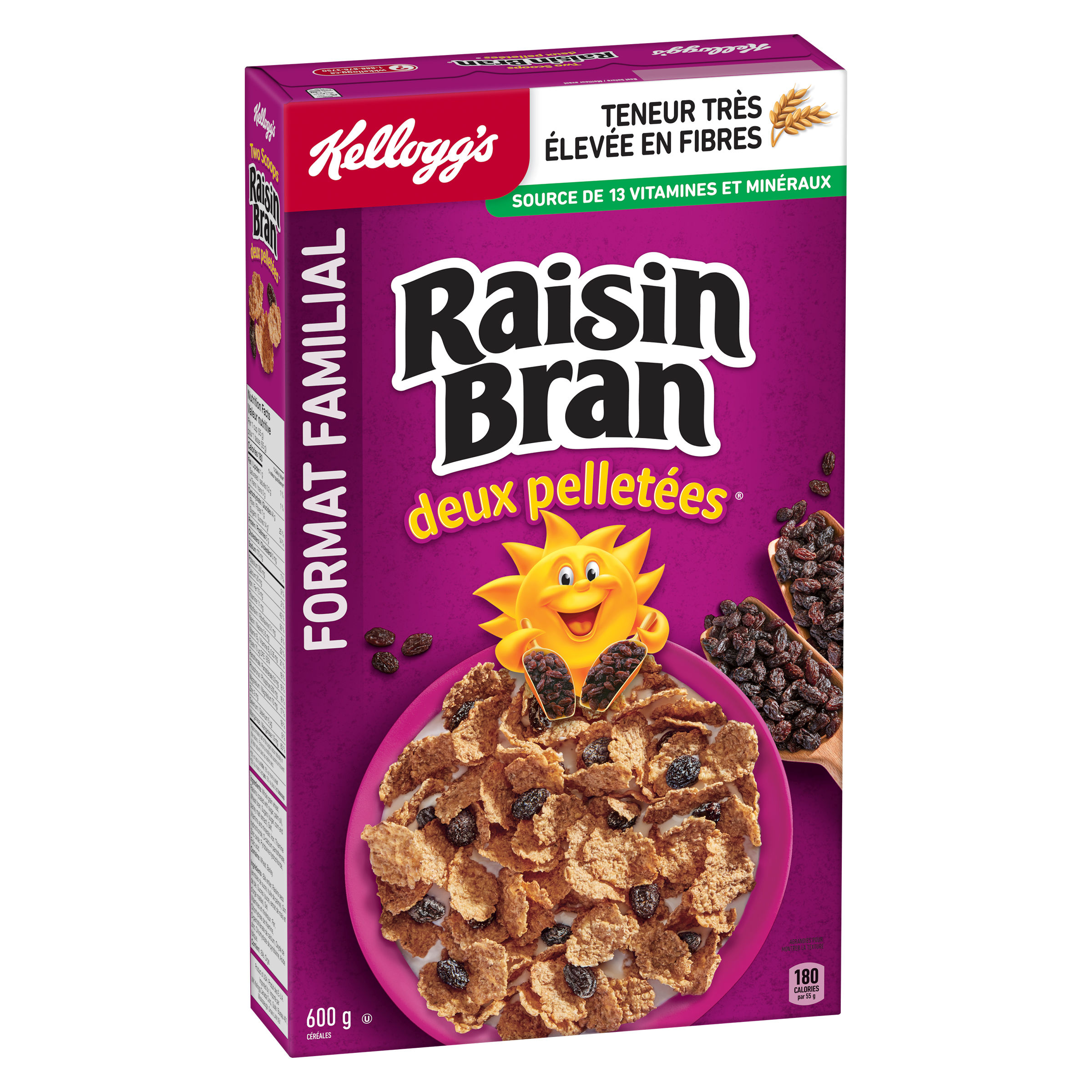Kellogg's Raisin Bran Deux Pelletées®