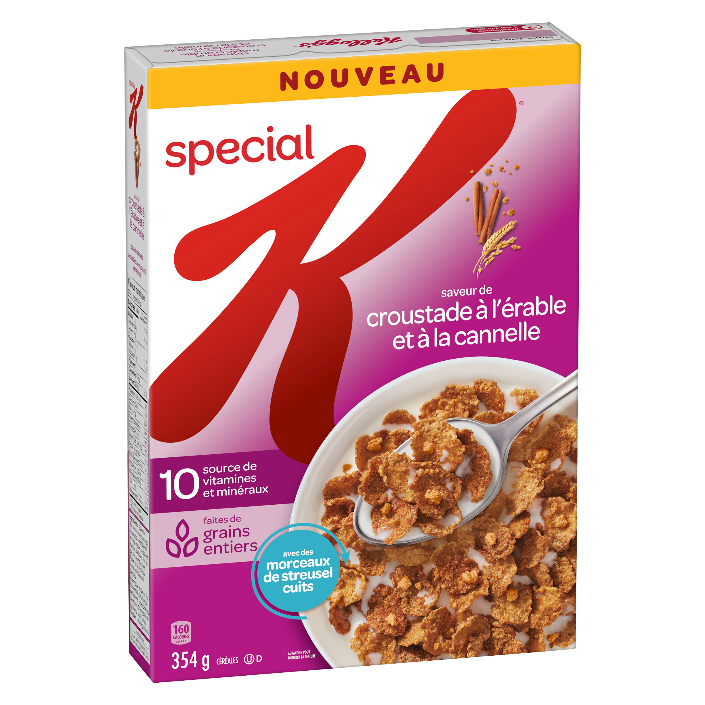 Céréales Special K® croustade à l'érable et à la cannelle