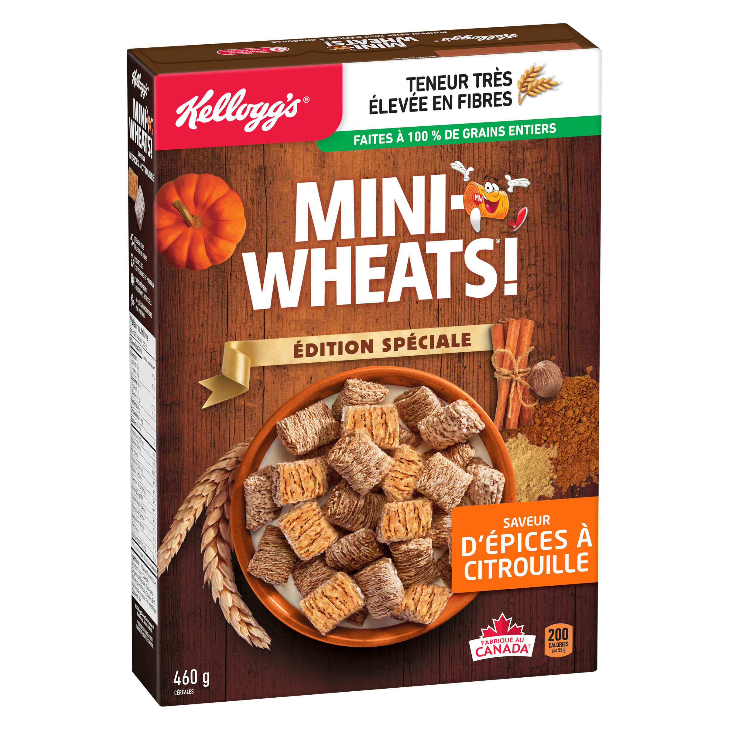 Céréales Mini-Wheats® Saveur d’épices à citrouille​
