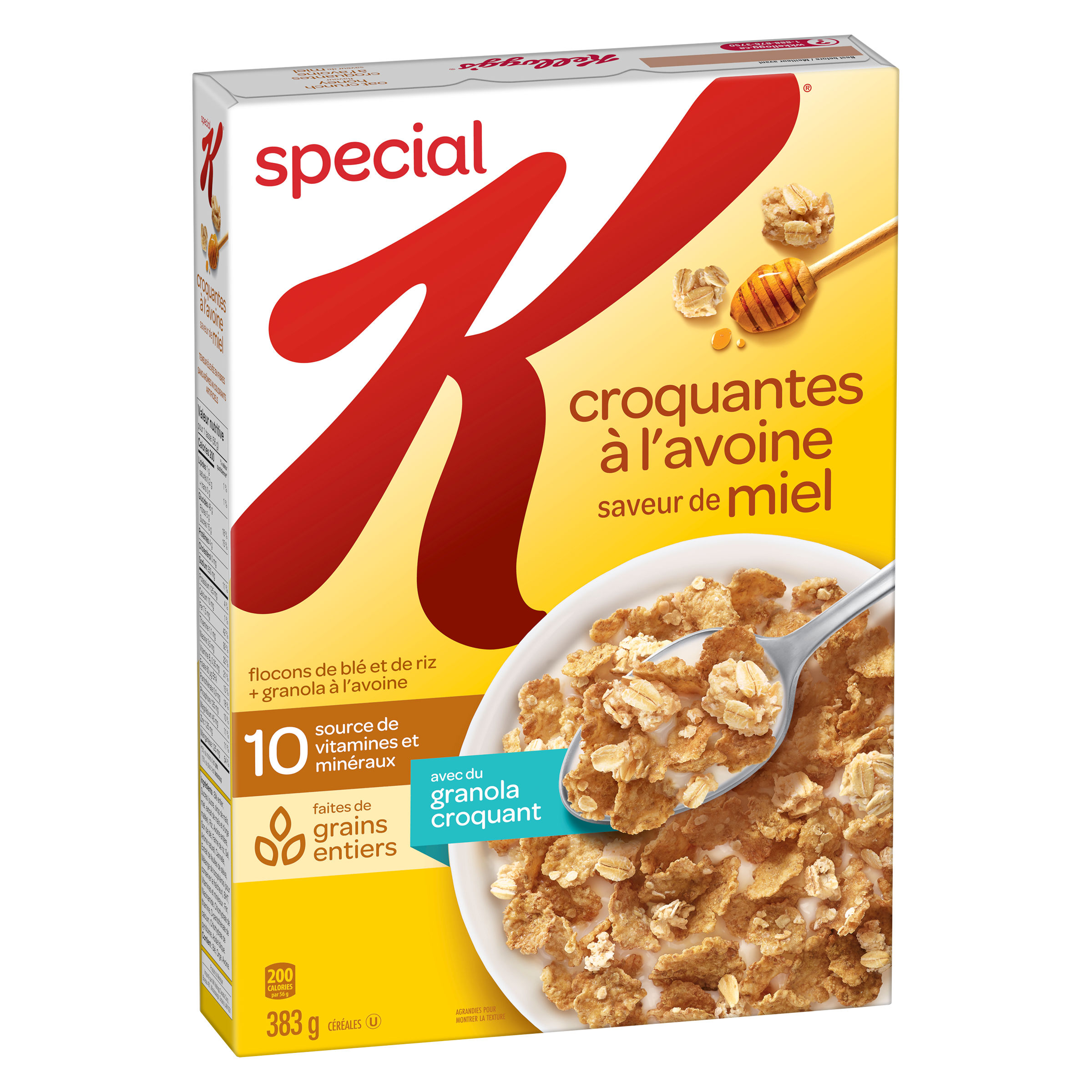 Céréales Kellogg’s® Special K® Croquantes à l’avoine Saveur de miel