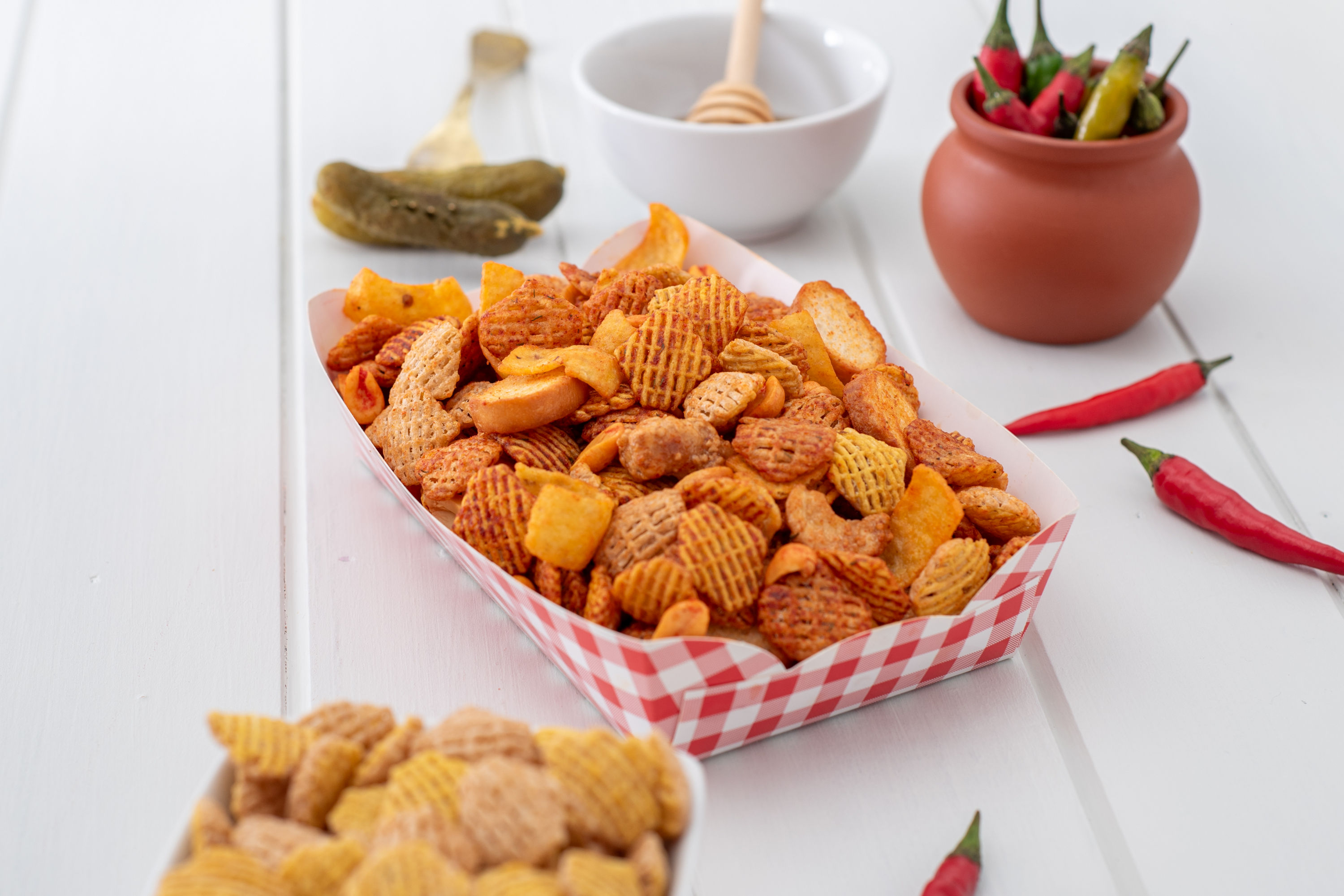 Mélange collation au poulet épicé façon Nashville