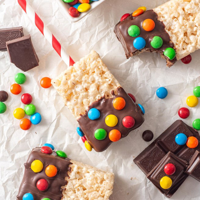 Rice Krispies® - Barres trempées dans le chocolat