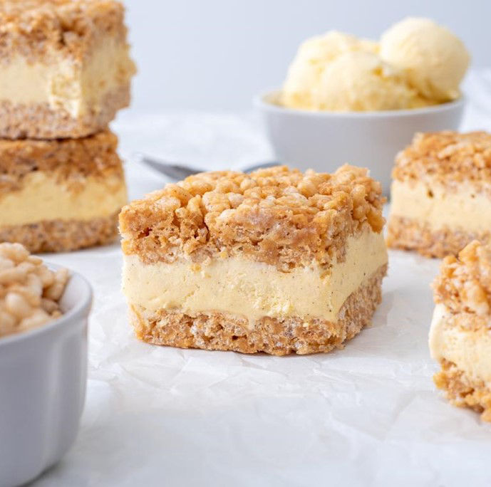 Rice Krispies® Peanut Butter Ice Cream Sandwiches