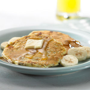 Banana Cottage Cheese Pancakes