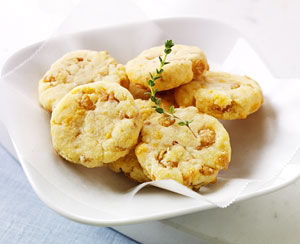 Rondelles croquantes au fromage