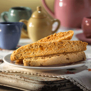 Crystallized Ginger Biscotti