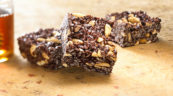 Barres au chocolat, au miel