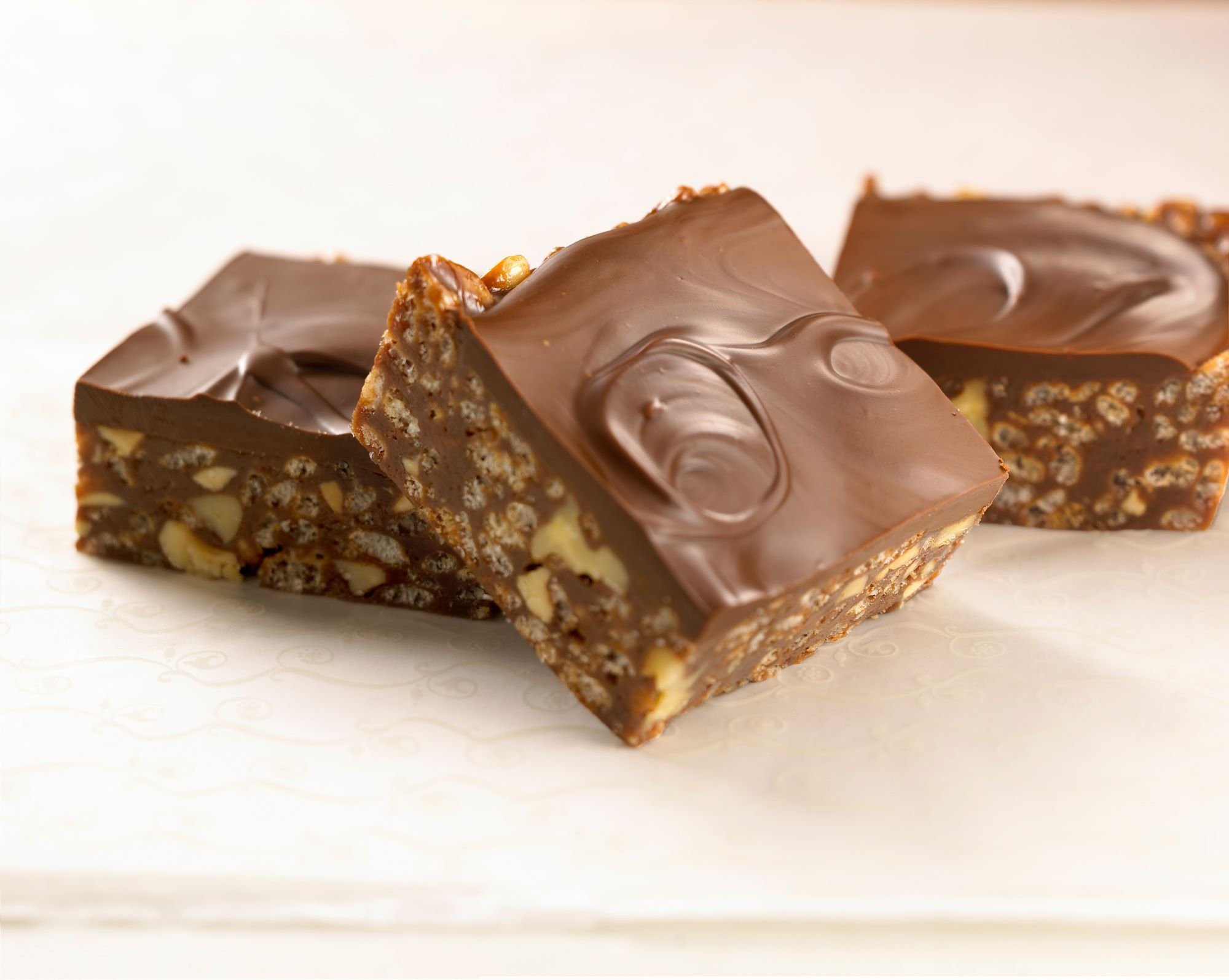 Barres au chocolat et aux noix