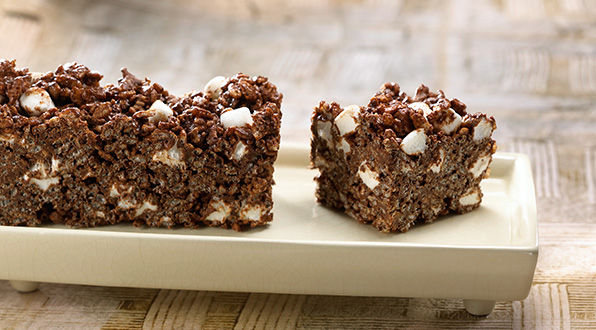 Carrés au beurre d'arachide chocolaté