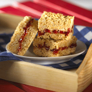 Peanut Butter and Jelly Crisps