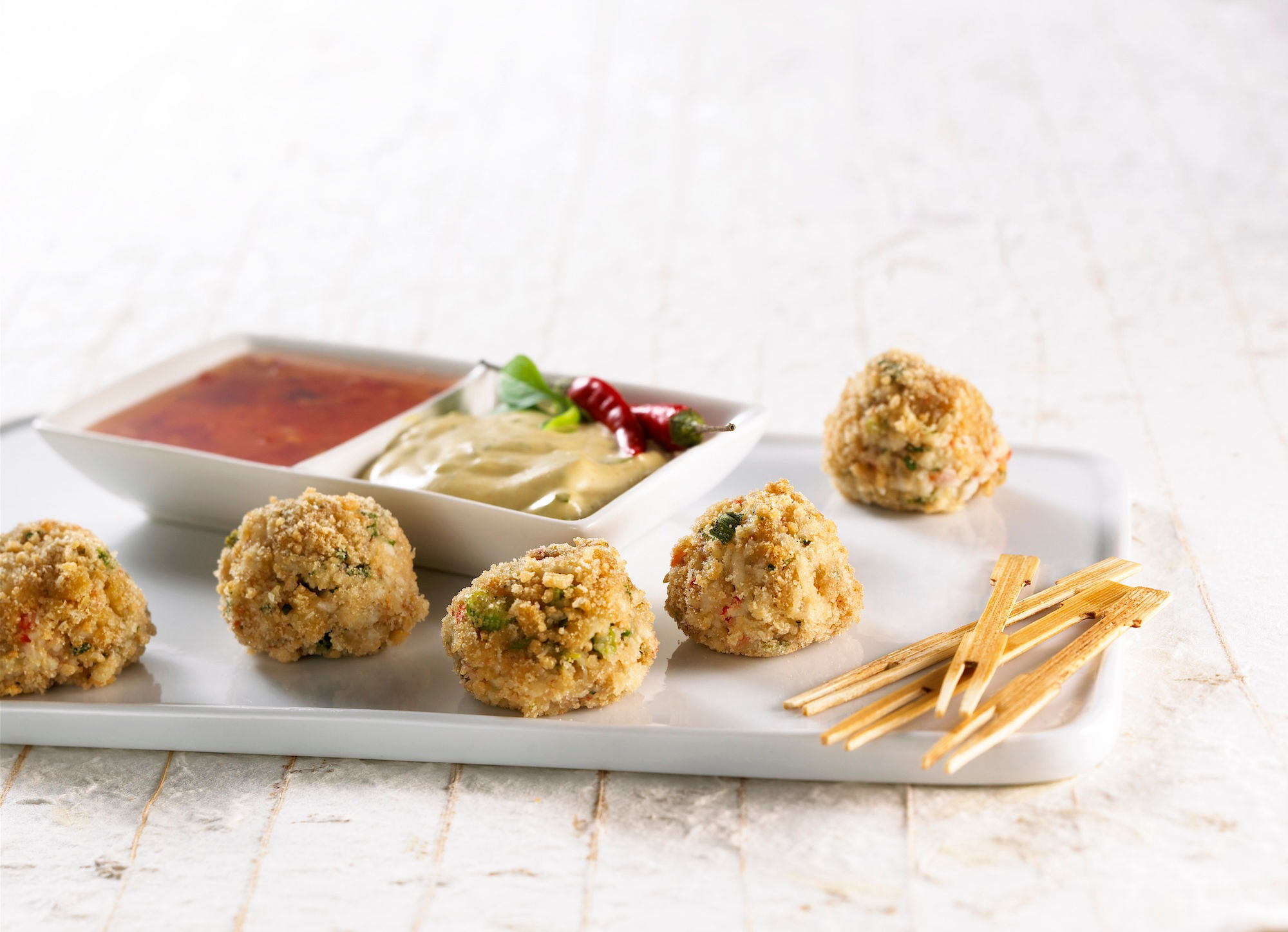 Crab and Shrimp Appetizer Balls