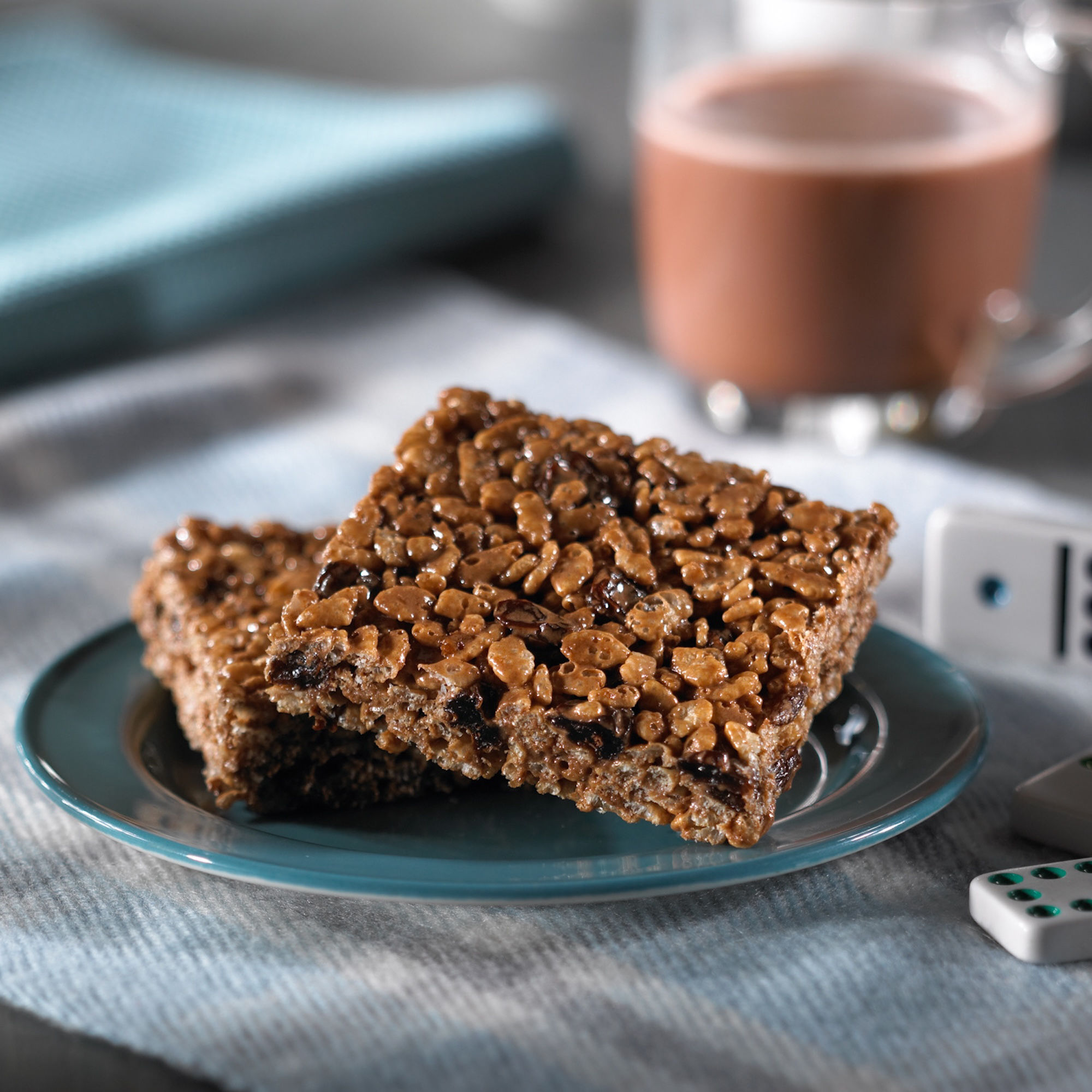 Chocolate Raisin Explosion Squares