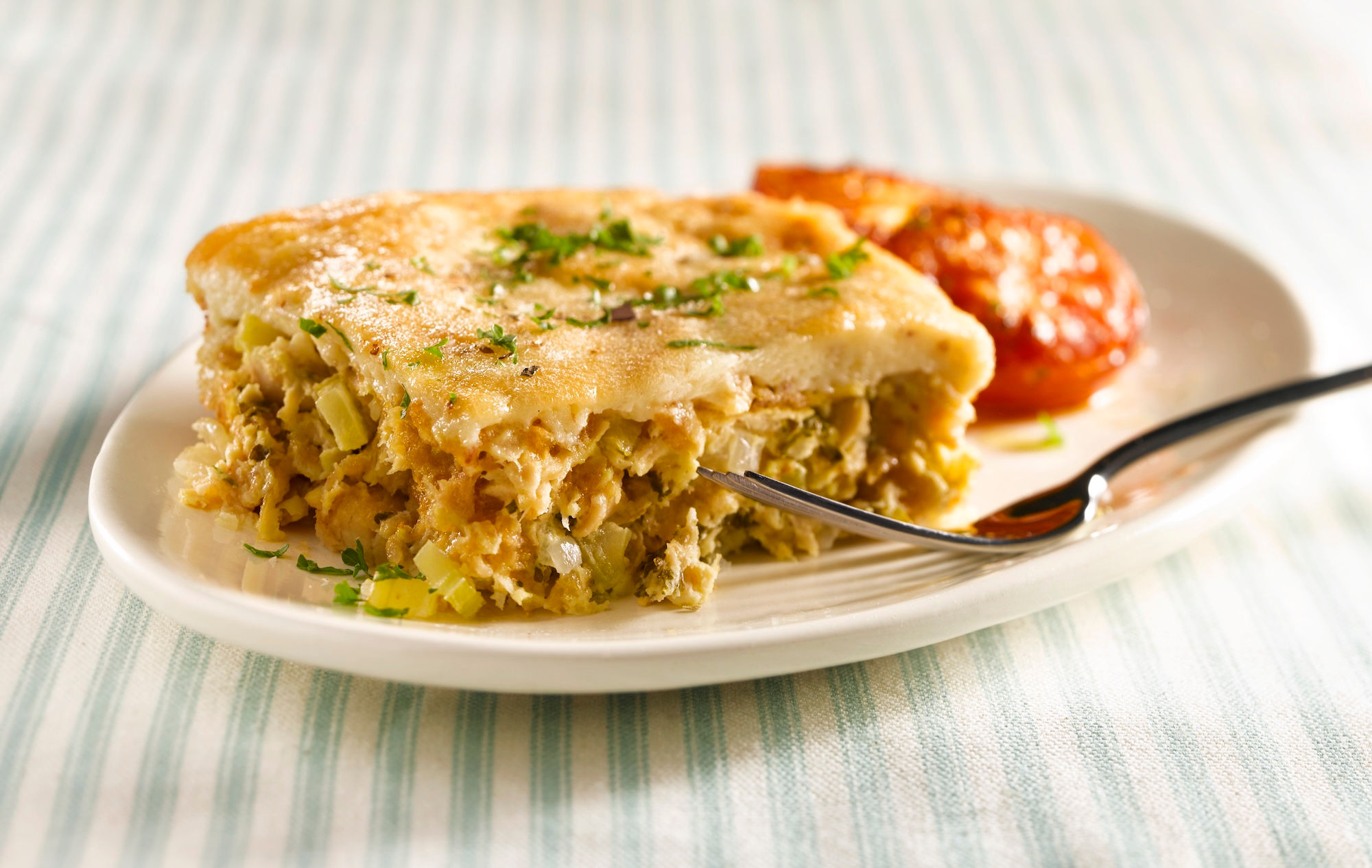 Tangy Topped Tuna Bake