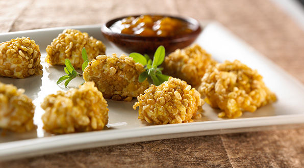 Bouchées de poulet au cari