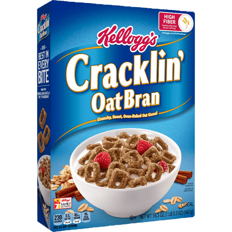 Kellogg s Cracklin Oat Bran Cereal