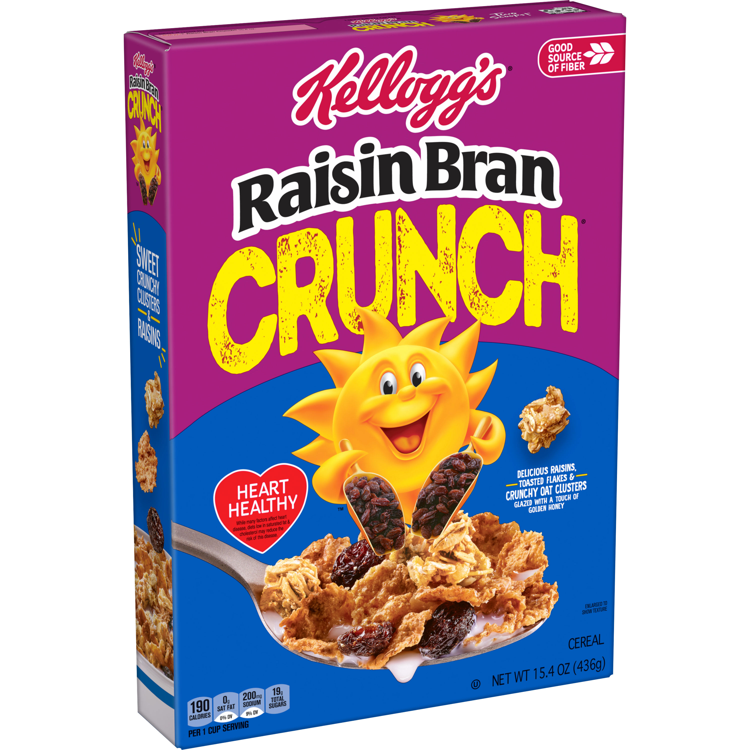 Kellogg's® Raisin Bran Crunch® cereal, image size:3000x3000