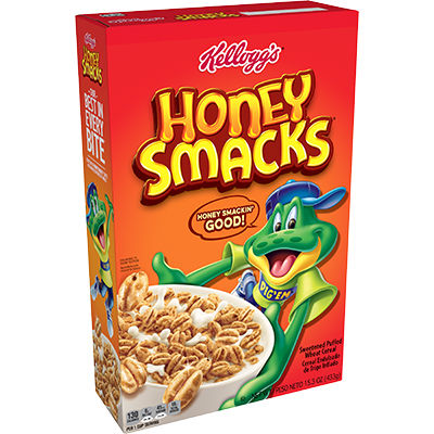 Kellogg's Honey Smacks スタジャン Mサイズ Kellogg's® Honey Smacks® cereal