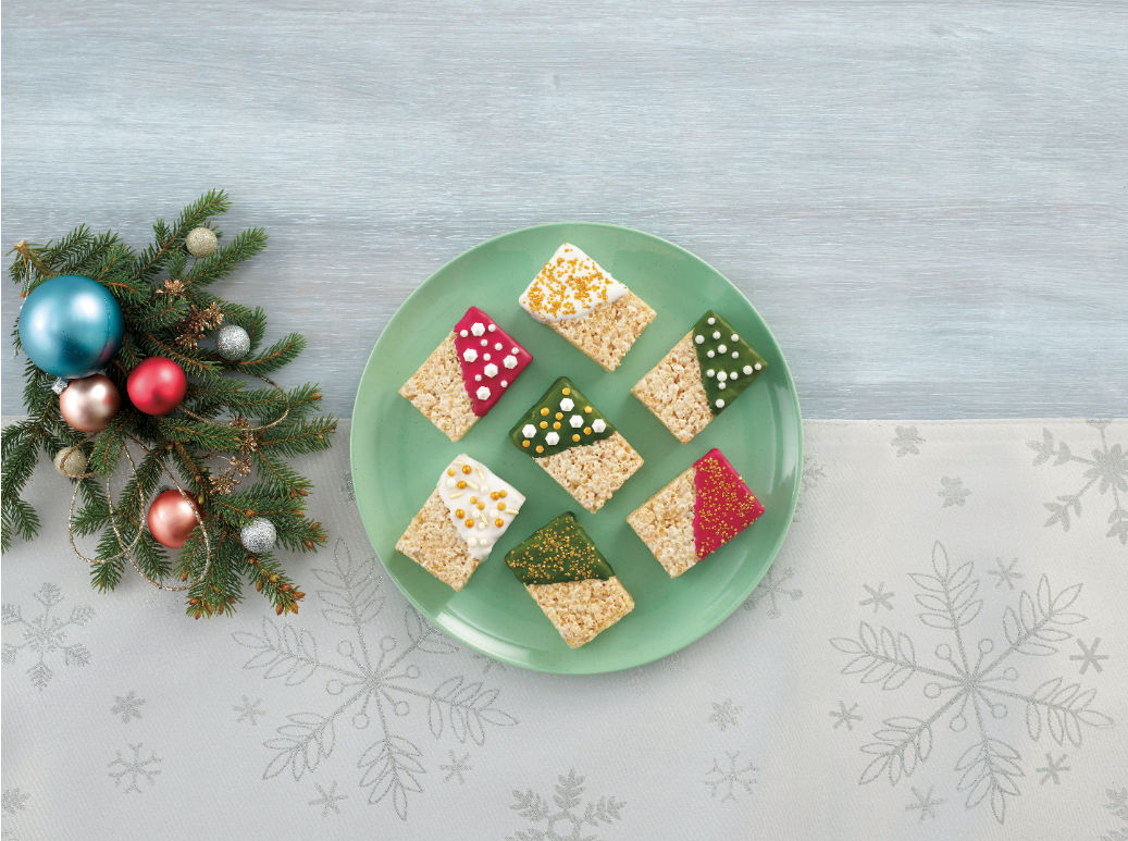 Festive Frosted Rice Krispies® Bars