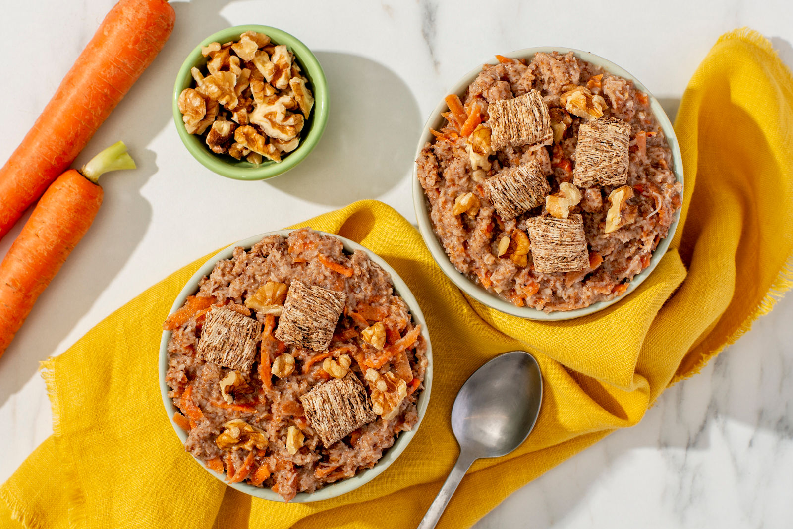 Carrot Cake Overnight Wheat Biscuits