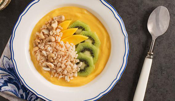 Mango Smoothie Bowl (Inspired by Lassi)