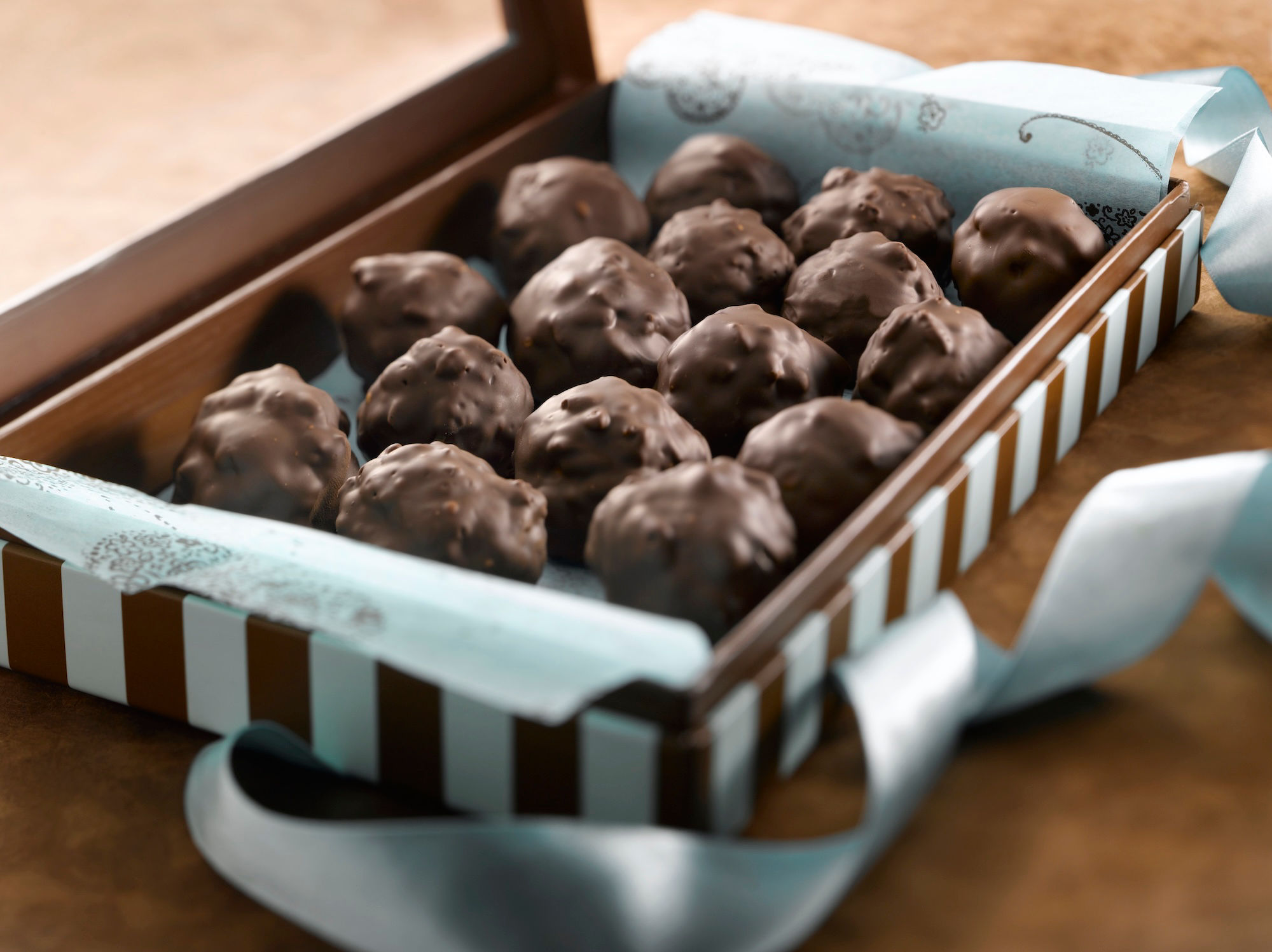 White and Dark Chocolate Truffles (Inspired by Peda)