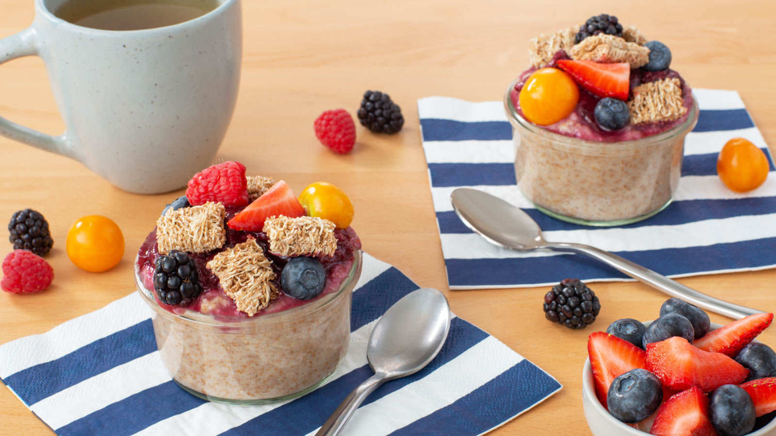 Overnight Berry Kashi Bowl