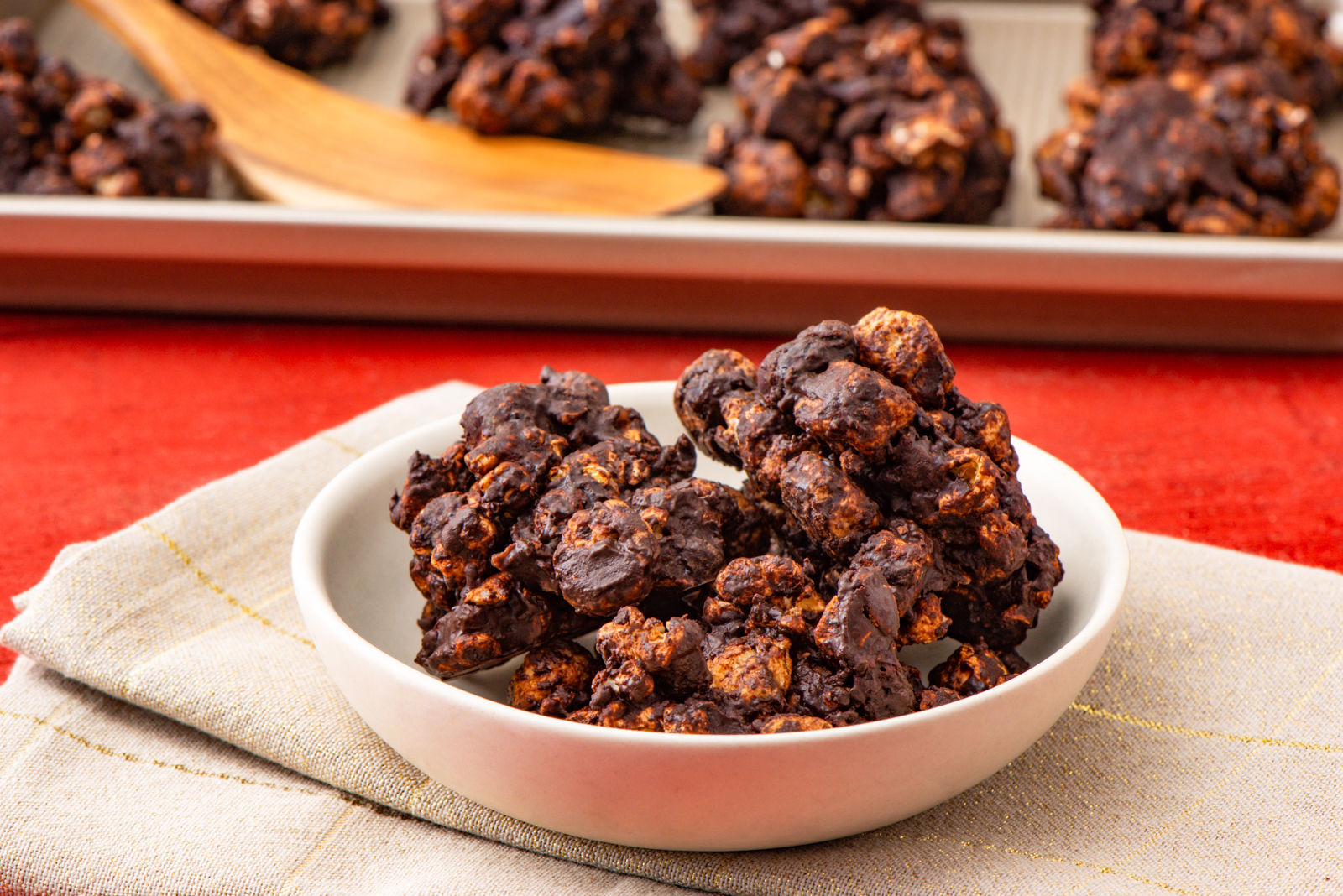 Holiday Popcorn Clusters