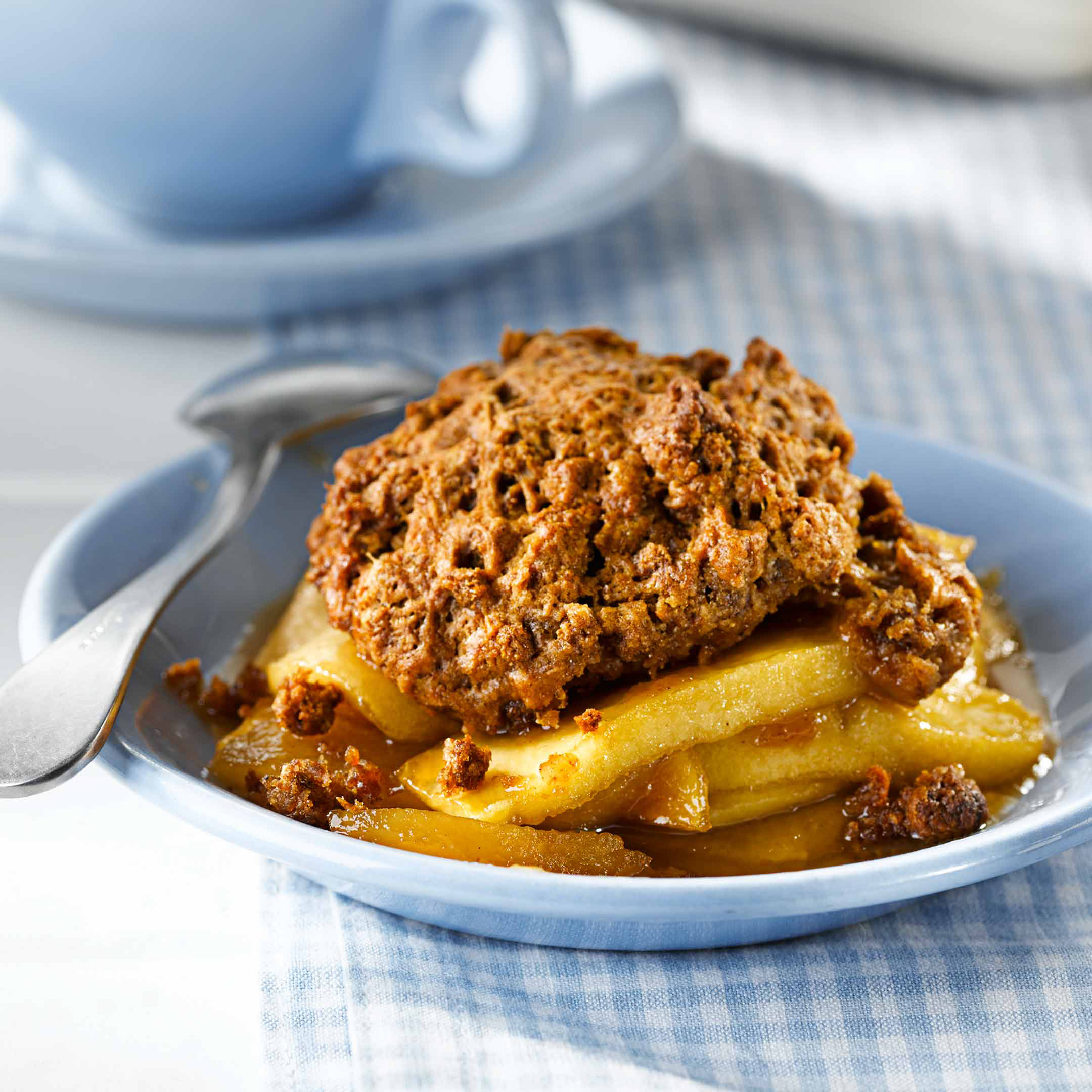 Apple Gingerbread Cobbler
