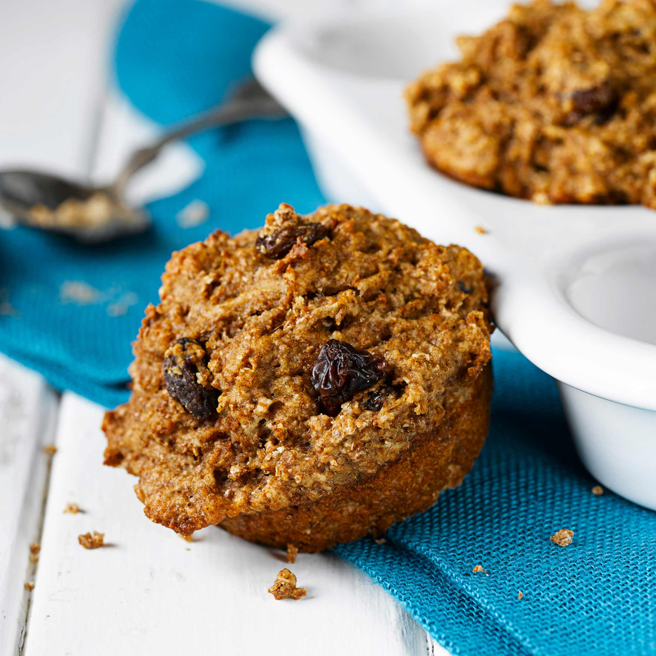 Applesauce Raisin Muffins