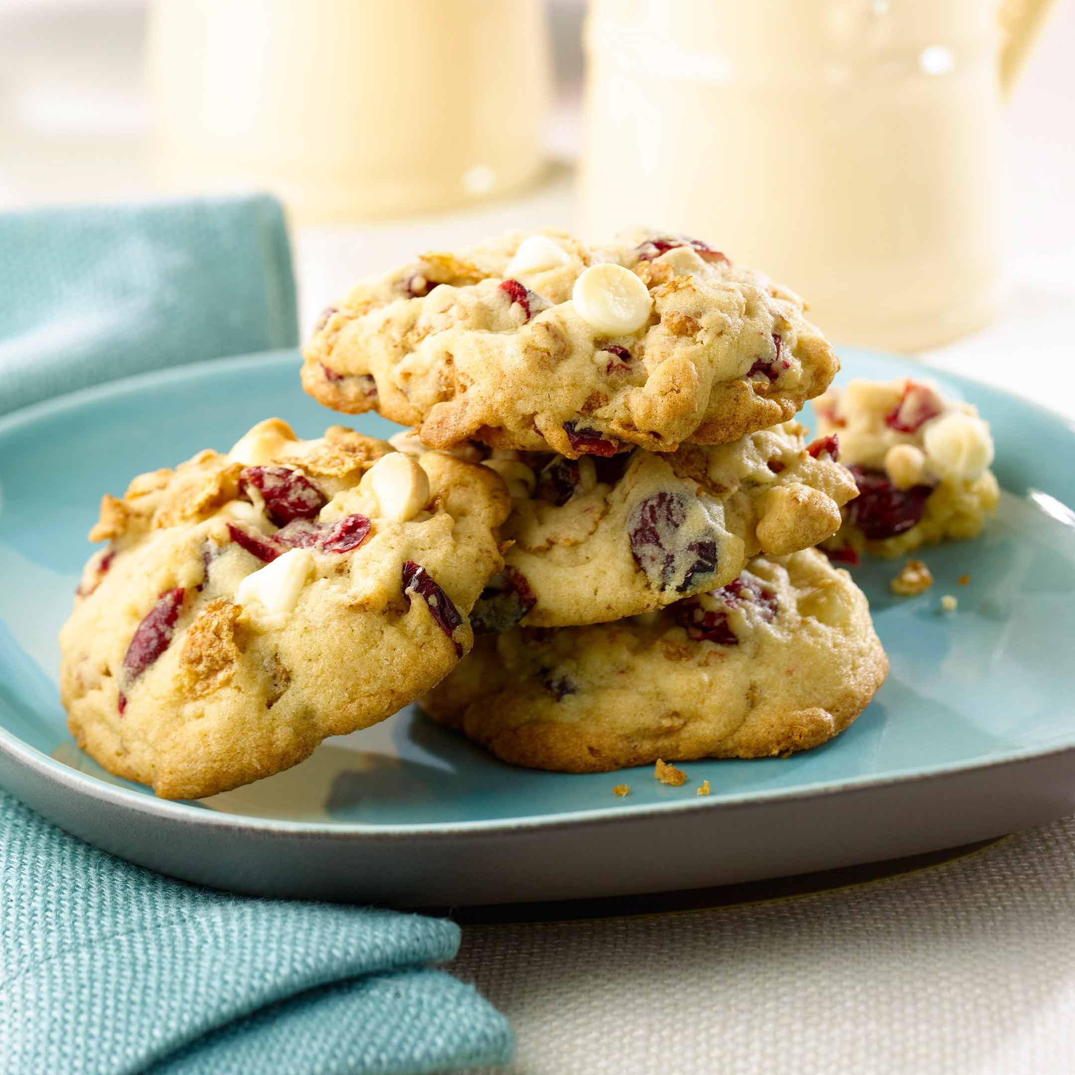 Cherry and White Chocolate Chip Cookies