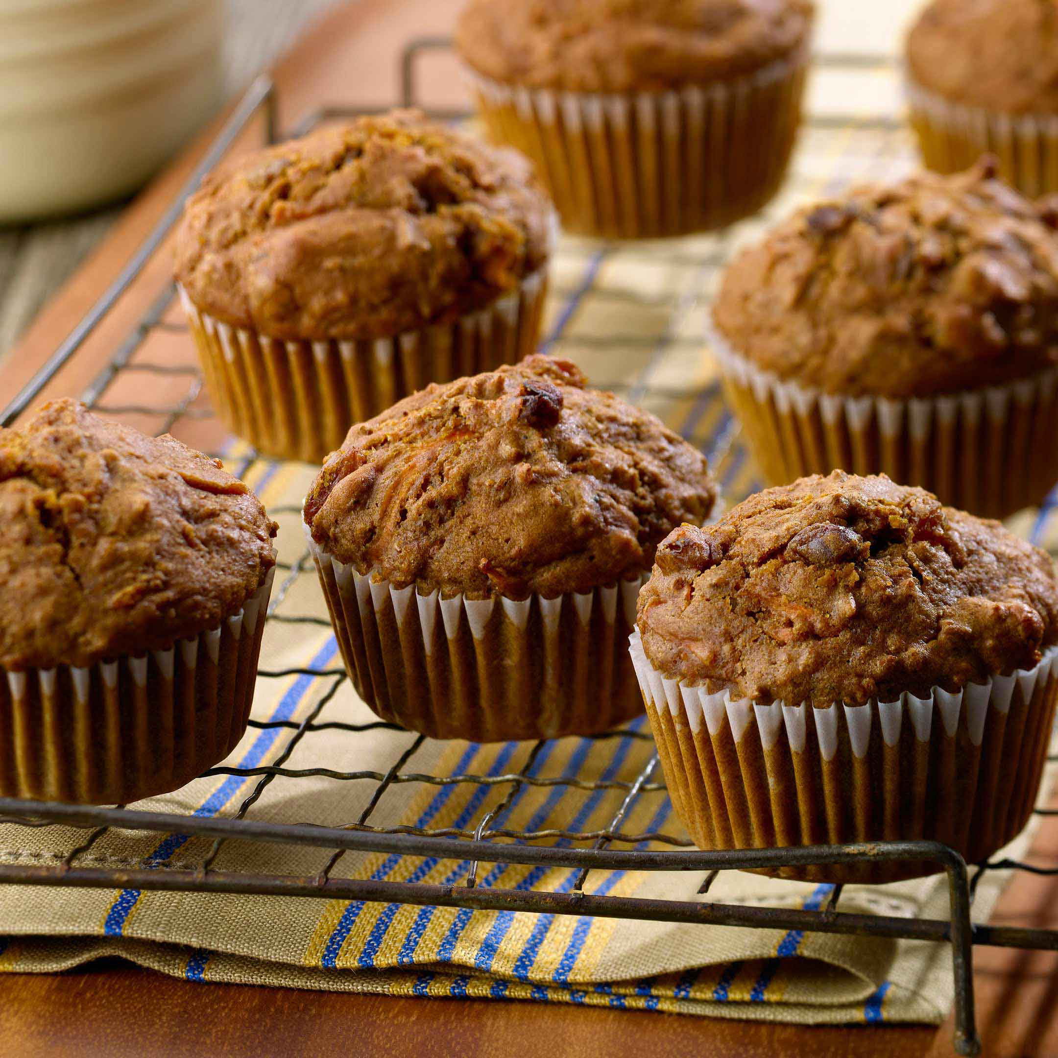 High Fibre Carrot Bran Muffins