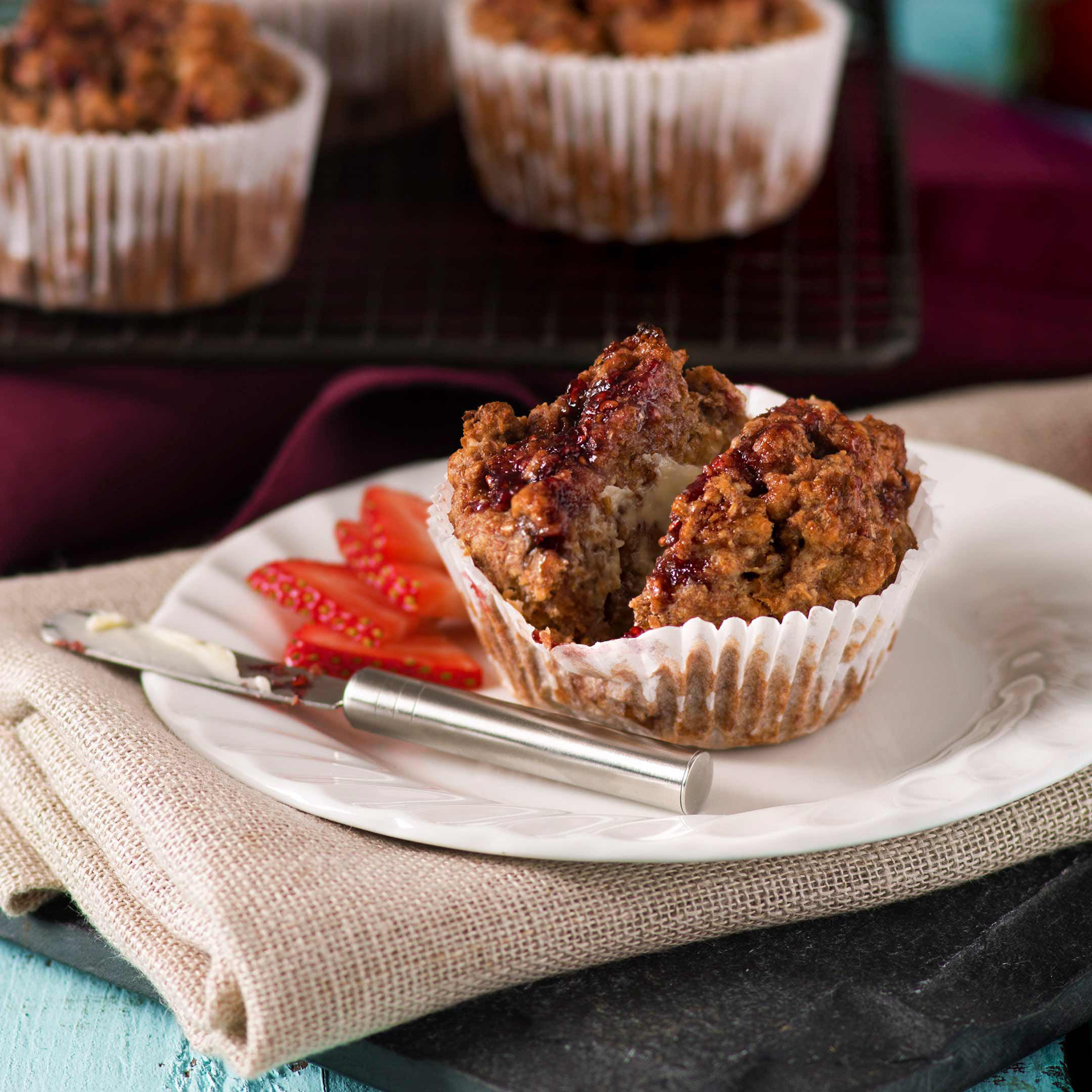 Strawberry Cream Cheese Muffins