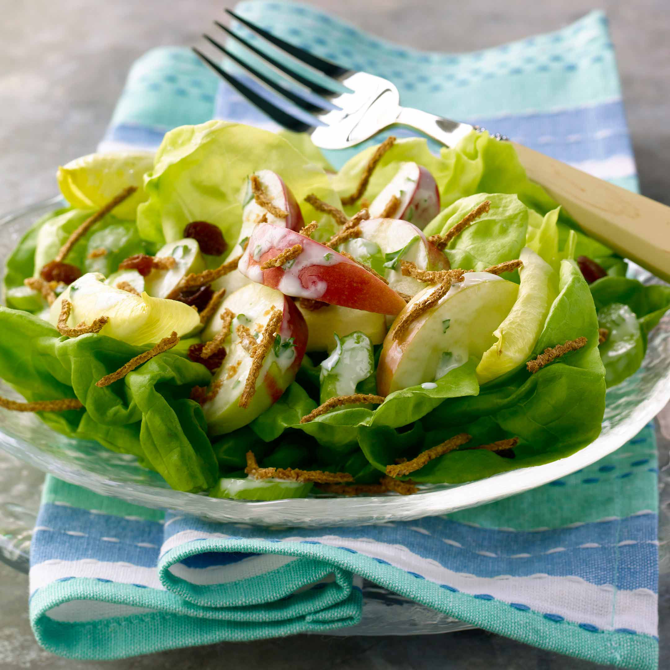 Tangy Apple-Bran Salad