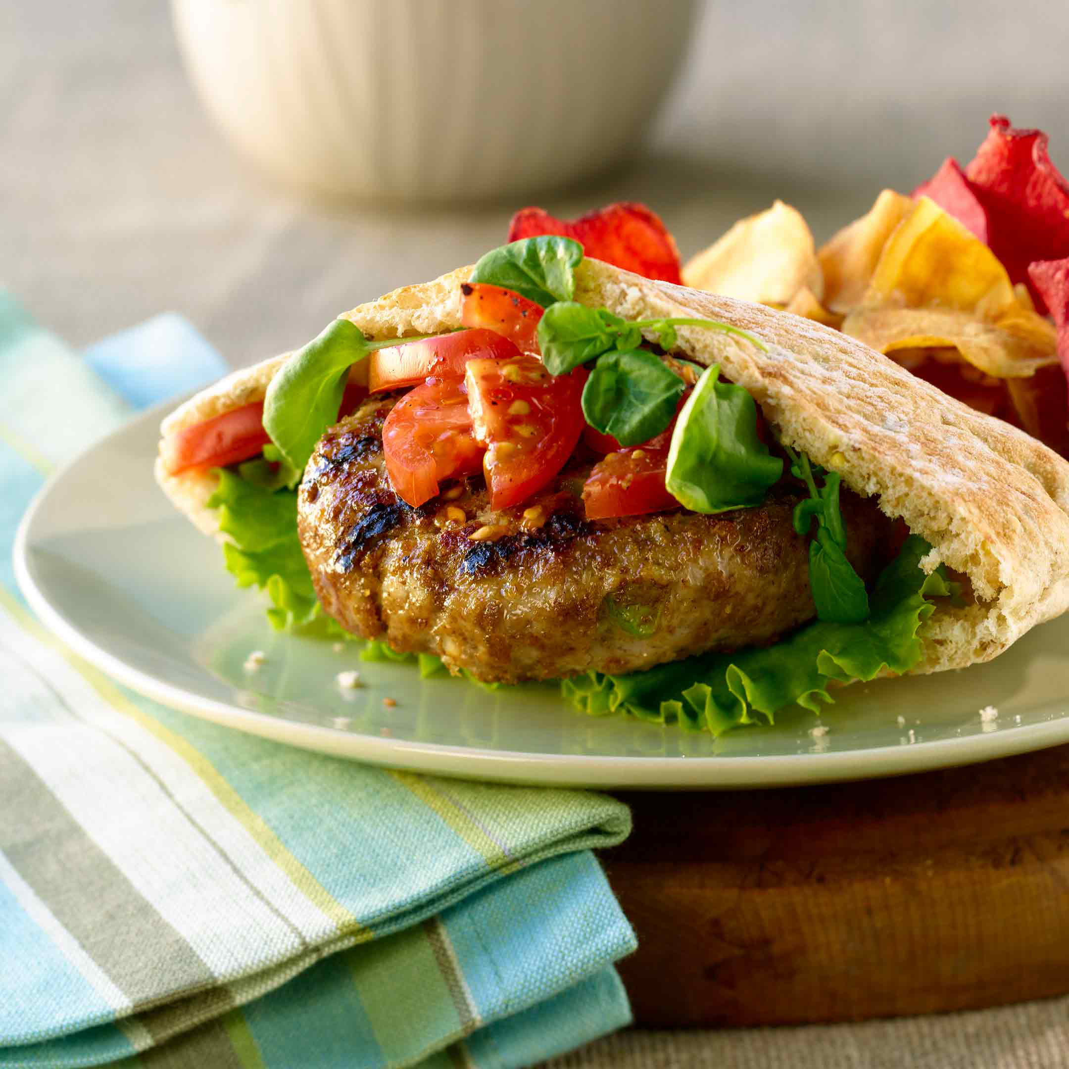 Zesty Chicken Burgers