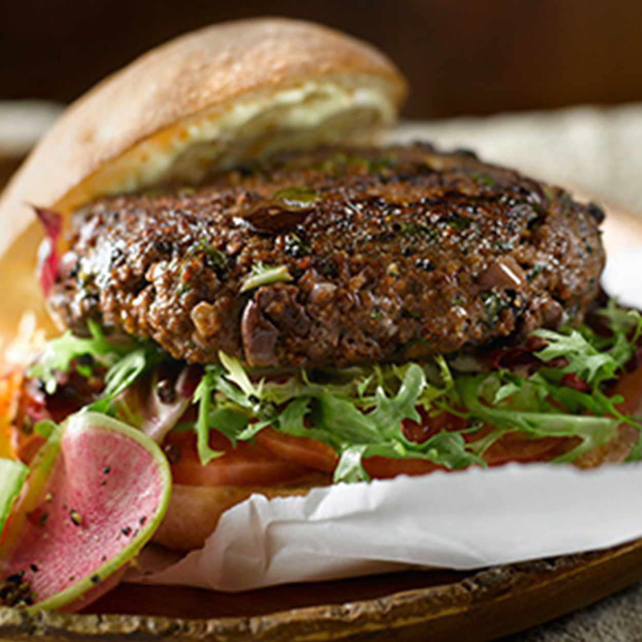 Herb and Garlic Burgers