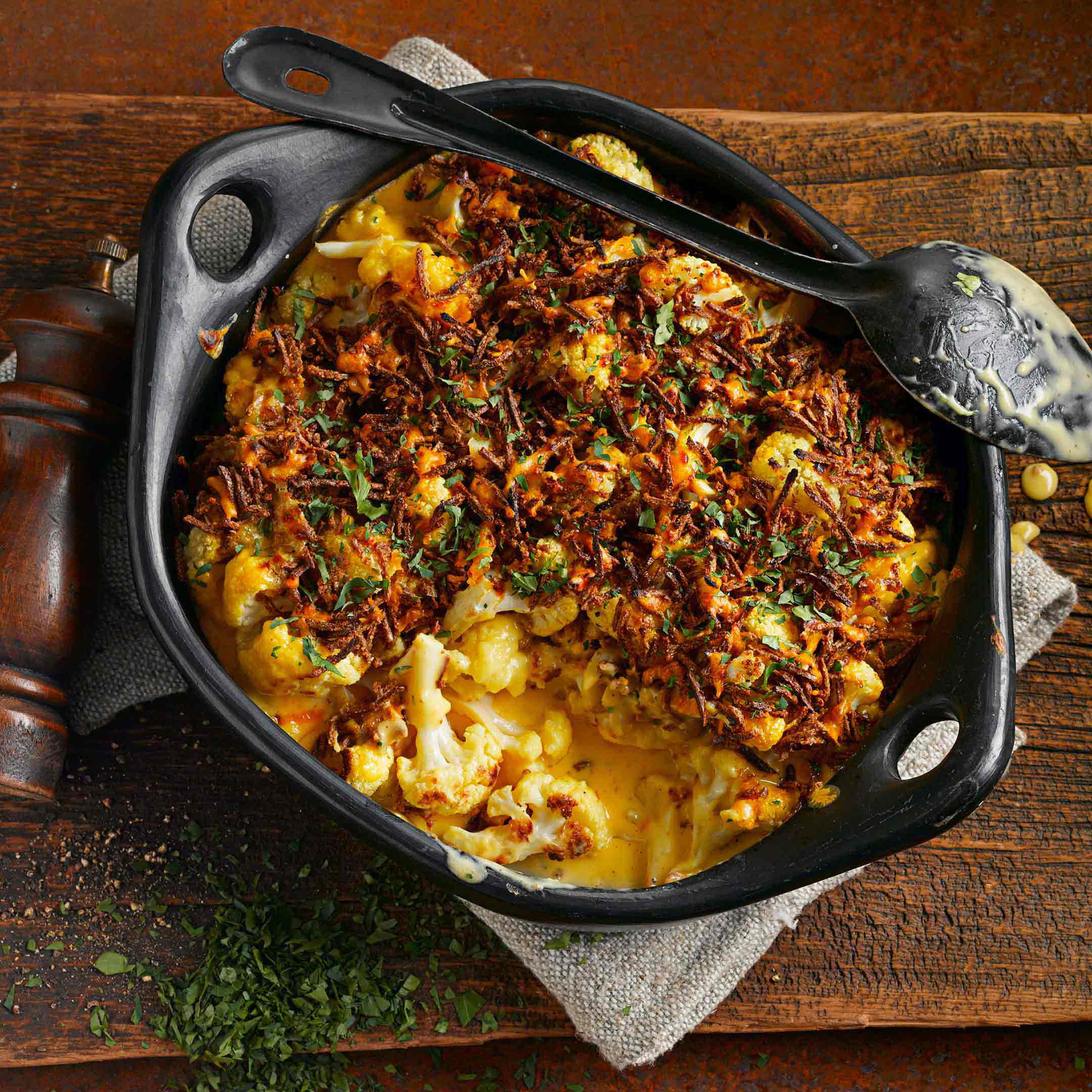 Roasted Cauliflower Gratin