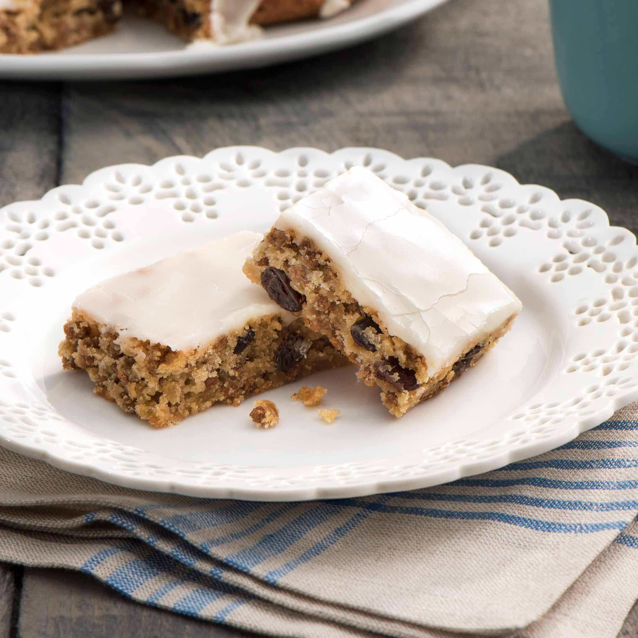 Frosted Raisin Bars