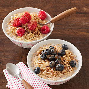 Blueberry Ginger Muffin Bowl