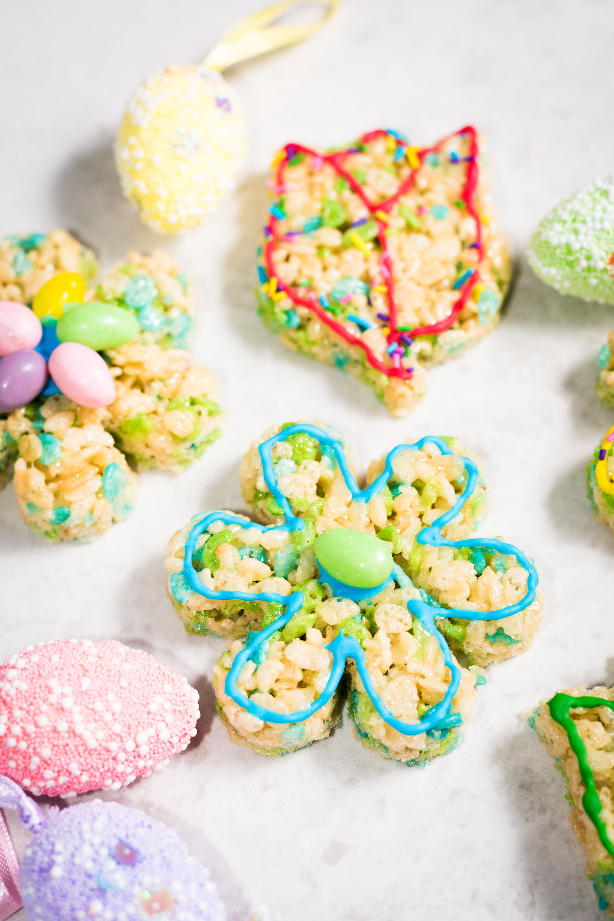 Fleurs de Pâques en céréales Rice Krispies®
