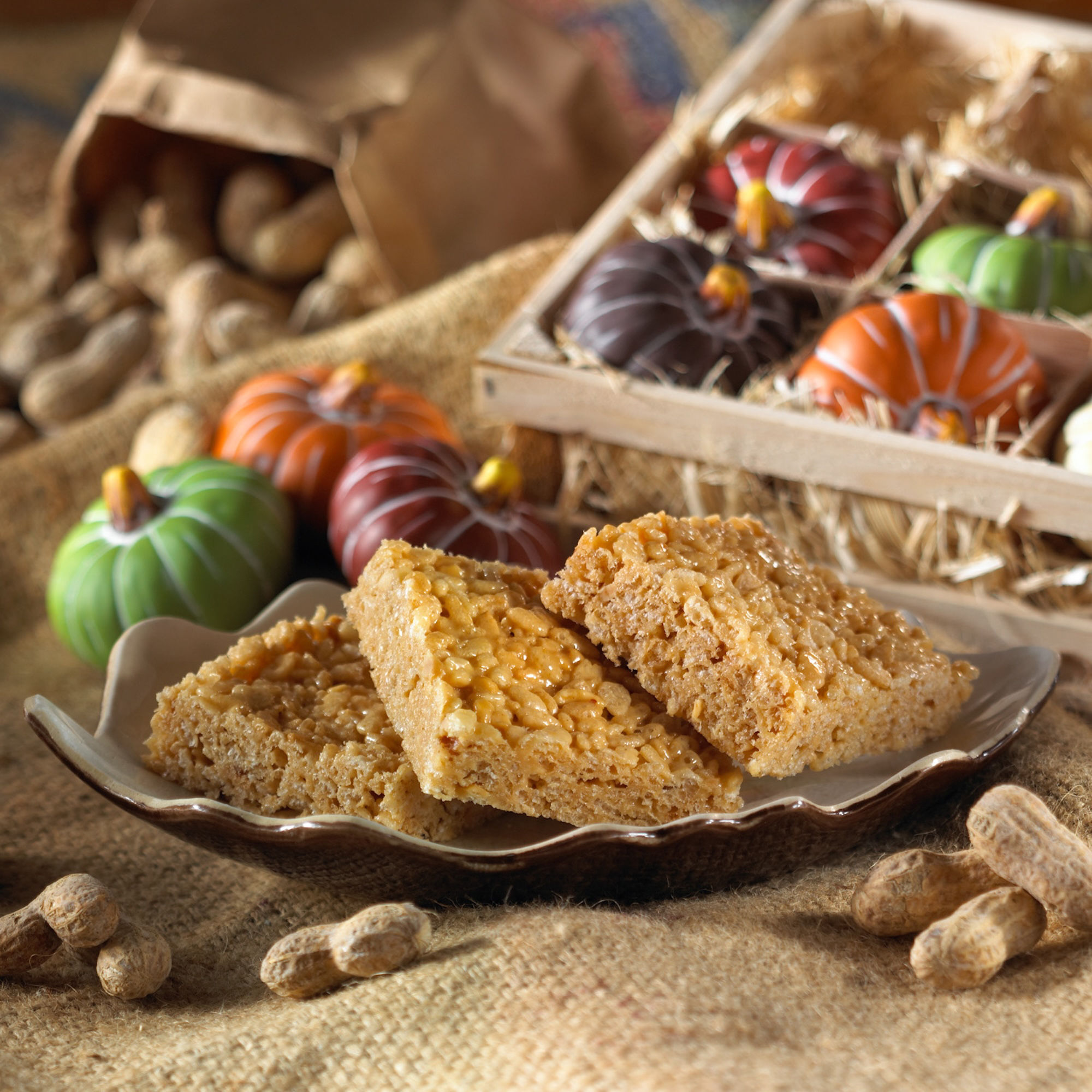 Squares with Peanut Butter
