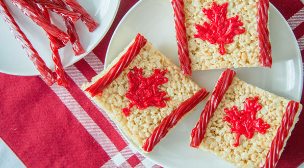 Drapeaux de la fête du Canada
