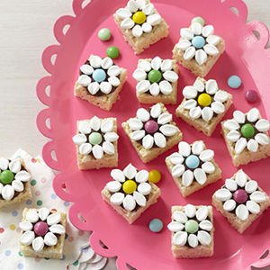 Rice Krispies® Marshmallow Daisy Bites 