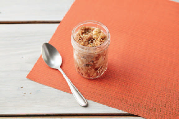 Chocolate Peanut Butter Overnight Wheats