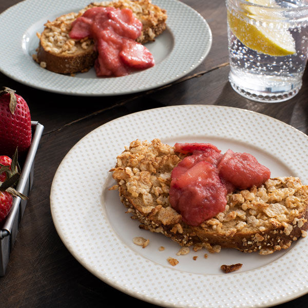 Berry Topped Baked French Toast