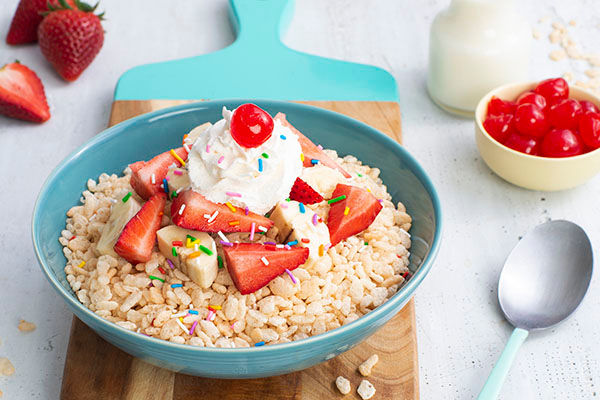 Breakfast Banana Split Bowl