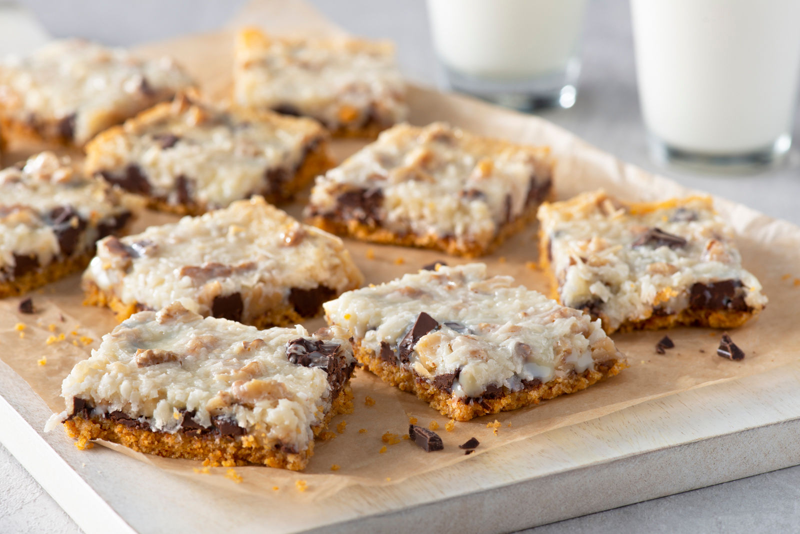 Colorful Magic Cookie Bars