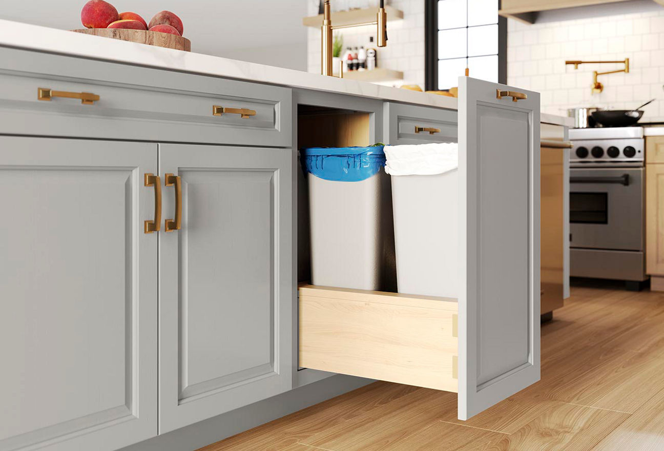 waste basket pull out